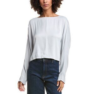 Bella Dahl Womens  Dolman Sleeve Blouse, Silver